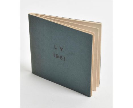 N.p., Fluxus Special Editions, 1963. Artists’ book, staple-bound, 9 x 9 cm, 68 unnumbered pp. Features 29 compositions from 1