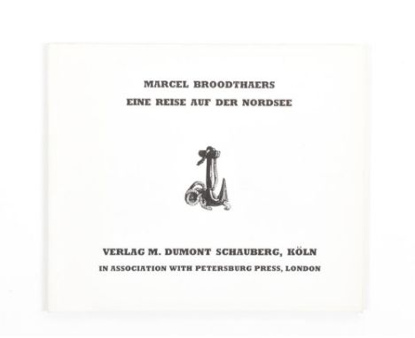 Cologne and London, Verlag M. Dumont Schauberg and Petersburg Press, 1973. Softcover, 15 x 17.5 cm, 38 uncut pp. (with a warn