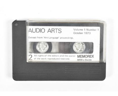 (1) Audiocassette, first issue of the first art magazine to be published on audio cassette. Edited by Barry Barker and Willia