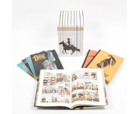 Integral series. Dargaud, 2015-2019. Vols. 1-9. Hc. -and 1 other Blueberry work. Added: (1) Derib. Hij die tweemaal geboren w