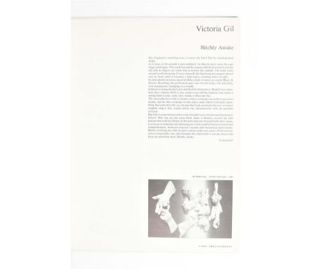 Cologne, Galerie Monika Spruth, 1989. Softcover, 30 x 24.5 cm. Third issue of the iconic magazine focused on women in the art