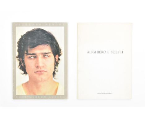 Two exhibition catalogues published by Kunstmuseum Luzern in 1977 in an edition of 1000. (1) Giuseppe Penone. Bäume Augen Haa
