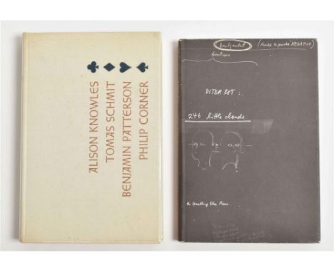 (1) The Four Suits by Alison Knowles, Tomas Schmit, Benjamin Patterson and Philip Corner. New York/ Paris/ Cologne, Something