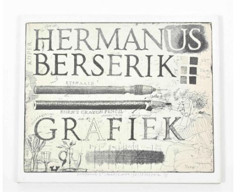 Drie en veertig etsen, negen litho's door hem uitgegeven ter gelegenheid van zijn zestigste verjaardag. Rijswijk, 1981. Delux