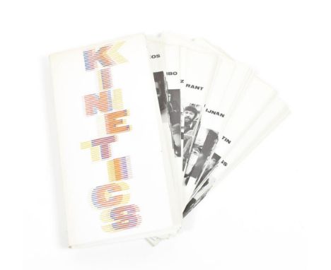 London, The Arts Council of Great Britain, 1970. Card stock folder containing 74 loose and folded plates printed b/w. 22.5 x 