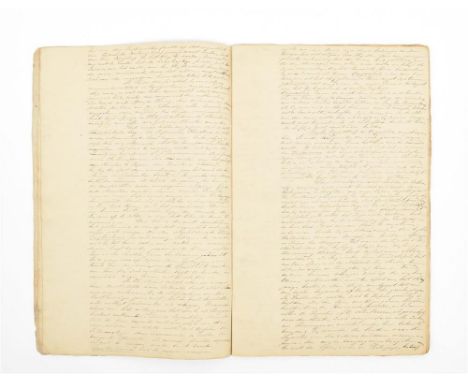 ten tijde van de preediking der Christen leer aldaar. Manuscript treatise, ca. 1840, 21 folio pages w. approx. 58 lines on ea