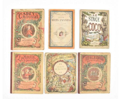Mid to late 19th cent. (1) Four works ill. by L. Frolich: Au clair de la lune; Cadet Roussel; Malbrough s'en va-t-en guerre; 