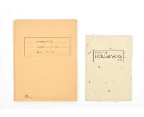 (1) Richard Tuttle, Kunstraum München (aka 11th Paper Octagonal and Paintings for the Wall),&nbsp;1973. Leitz cardboard folde