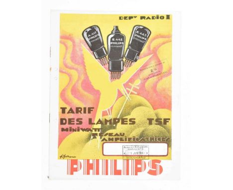 Most related to lighting. Incl. from a.o. Philips, Zenith, Edison Mazda Lamp and Sure-a-lite. Most pre-1940. (total 96 in 1 b