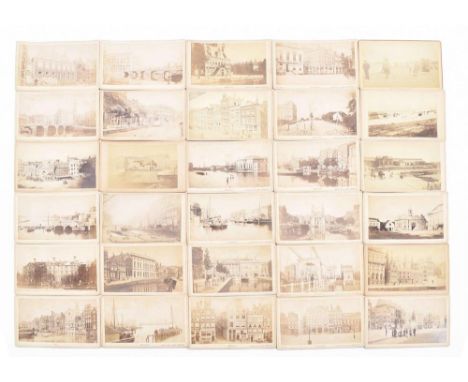 Late 19th cent. Incl. views of a.o. var. street and canal views, the houses on Schapenplein, Dam square, the Amstel yacht har