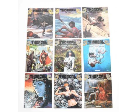 Lombard, 1980-2019. Vols. 1-37. Sc. Added: (1) De Werelden van Thorgal. De Jonge Jaren. Idem, 2013-2019. Vols. 1-7. Hc. (2) W