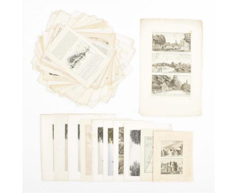 18th to early 20th cent. Var. sizes and techniques, some handcol. Incl. many views and some historical prints and portraits. 