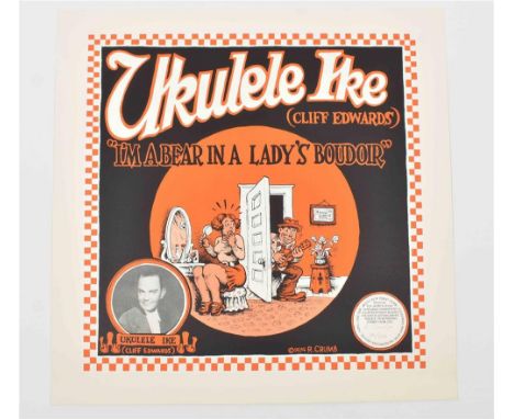 (Cliff Edwards). 'I'm a bear in a lady's boudoir'. Col. serigraph, 60 x 60 cm. Signed and numb. 84/200 in pencil. Printed by 