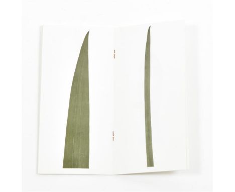 Amsterdam, Art &amp; Project, 1973. Rare first printing 1973, edition of 300. Softcover, staple bound, 21 x 10 cm, 20 pp. Bea