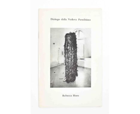 Genova, Samanedizioni Ida Gianelli, 1976. Staple-bound, 22.5 x 14 cm, 21 pp. First edition of 1000. Artist's book featuring a