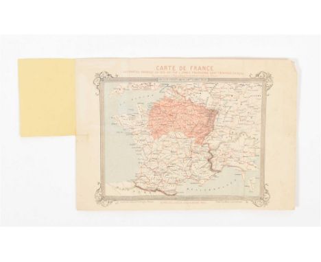 1870-1871, comprising satirical prints, newspapers, maps, manuscript documents, etc. Interesting, very specific sm. archive. 