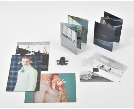 Consisting of slides, photographs, an artists' publication, flyers, a magazine and a multiple. (1-2) Two b/w photos depicting
