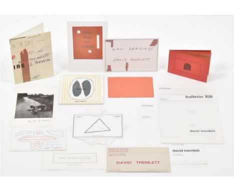 from 1969 to the 1980s. Among the highlights are: (1) Two Art &amp; Project Bulletins by Tremlett. Includes No.108 1978 and N