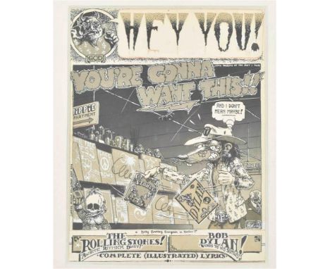 You're gonna want this!! The Rolling Stones! "Awrite ritmick durt!", Bob Dylan! "Words to his songs". Complete (Illustrated) 