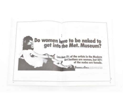 New York, New Observations ltd. New York, 1989. First edition. Staple bound,  28 x 22 cm, 27 pp. This issue of the long-runni