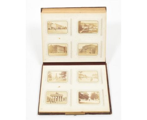 Late 19th cent. Var. sizes. Many topographical views, some street views, and many portraits (cabinet cards). Most photos w. m