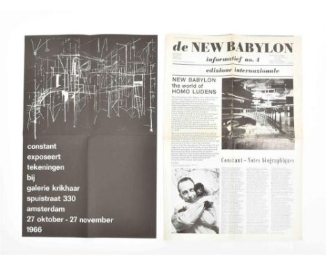 (1) Constant, De New Babylon Informatief No. 4. Edizione Internationale. Speziale per il padiglione Olandese al XXIIIa Bienna