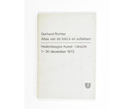 Utrecht, Hedendaagse Kunst, 1972. Softcover, 20.5 x 14 cm, 144 pp. Artists' book, first publication in Gerhard Richter's famo