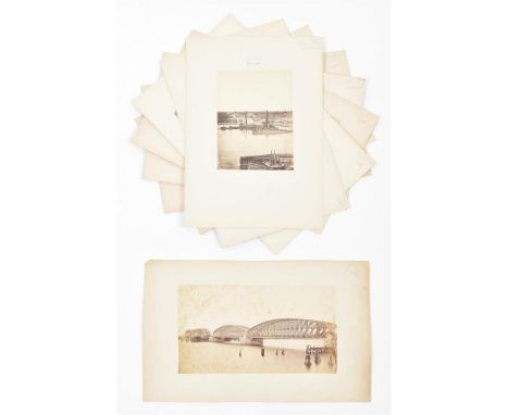 of Dutch topographical sights. All mounted on thick contemp. paper, some titled in manuscript in pencil verso. (1) Dordrecht,