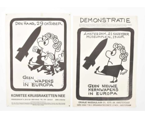 1970s and 1980s, all but one Dutch, var. sizes. Incl. a.o.: (1) Opland (R. Wout, 1928-2001). Geen nieuwe kernwapens in Europa
