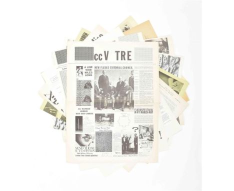 Milan, Flash Art and King Kong International, ca. 1975. Original cardboard box, 43 x 33.5 cm, with pasted editor's label, con