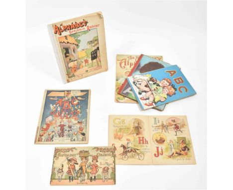 N.pl., Hachette, n.d. Obl. (2) Nézière, R. de la. ABC des Jouets. Tours, A. Mame, 1929. (3) Alphabet Animé. Paris, B. Béchet,