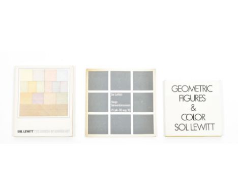 (1) Sol LeWitt, Geometric Figures &amp; Color. New York, Harry N. Abrams, Inc., 1979. Hardcover, 21 x 21 cm, 48 pp. Striking 