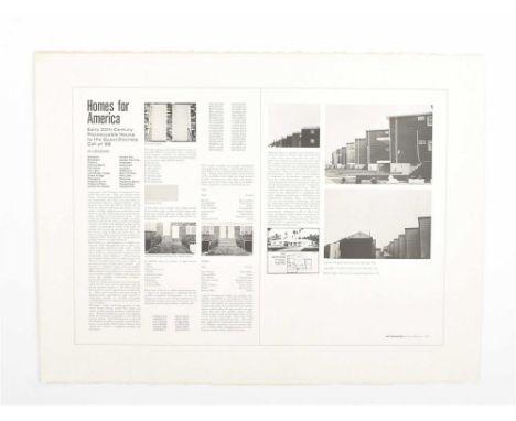 Halifax, Nova Scotia College of Art &amp; Design, 1971. B/w lithograph on Arches paper, 77 x 58 cm. Limited edition of 50, si