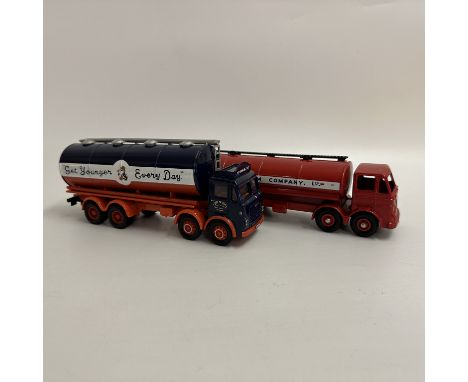 2x model tanker lorries, 1 is an Esso model