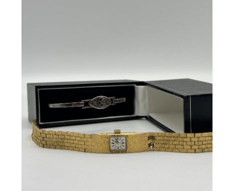 A Rennie McIntosh design bangle, the watch is not working spares or repairs