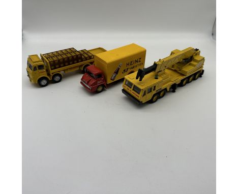 A collection of Corgi model lorries