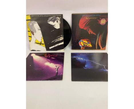 1980s vinyl records - Captain Beefheart - Doc at the Radar Station
Electric Light Orchestra - Discovery
Queen&nbsp;
Dire Stra