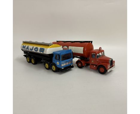 2x Corgi model lorries, 1 is a Major and 1 is an Esso