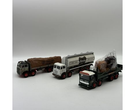 A collection of Corgi model lorries
