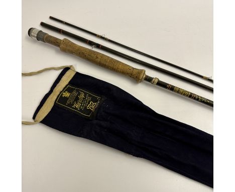 A vintage Hardy salmon spinning rod, Graphite salmon fly, 13ft 9inches, House of Hardy