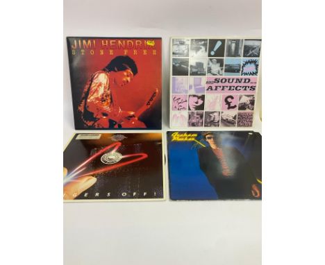 Jimmy Hendrix - Stone Free 1980s LP and others
From the Cradle to the Grave - Jam Sound Affects No 80
Levi Strauss - Fingers 