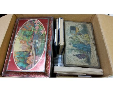 EPHEMERA, selection, inc. Needlework pattern booklet, War of the World booklet, So You're Expecting, Forest School Essex, Aus