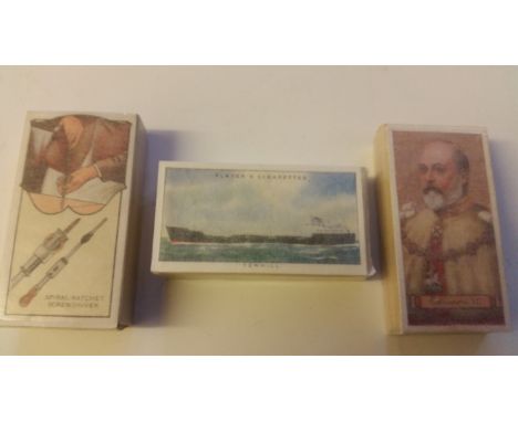 MIXED, complete (3), Carreras (2), Kings &amp; Queens, Tools; Players Shipping (unissued), VG to EX, 150