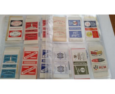 MATCHBOX LABELS, ARTB, inc. tetley, Red Rose, Younger, Blowers, Blackpool Tower, Tesco, Co-Op, Star Cinemas, Butlins, Mersey 