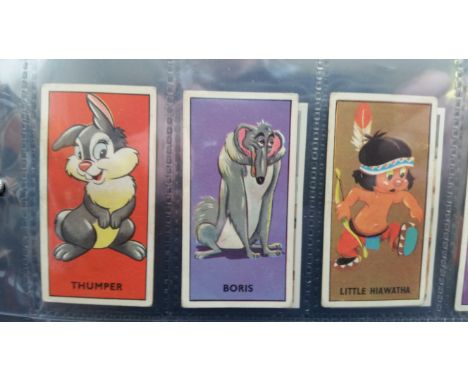 BASSETT, part sets with duplication, inc. Asterix in Europe, Beano, Cartoon Capers, House of Horror, Living Creatures, Lord o