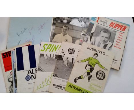 FOOTBALL, mixed selection, inc. Subbuteo football booklets (3), Advanced Rules, Elementary Playing Instructions and Rules, Sp