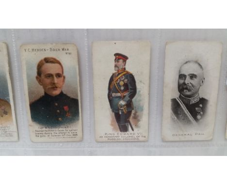 MILITARY, odds, inc. Taddy, VC heroes (Nos. 50, 96 &amp; 117), Admirals &amp; Generals (No. 2); ERB King Edward VII (Russian 