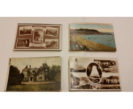 POSTCARDS, topographical, Yorkshire, inc. South Bay Scarborough, churches, Knaresborough, parks and gardens, Flamborough, mon