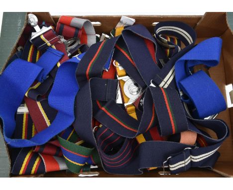 25 different stable belts,  all with regimental/corps WBC/WBP, including 17th L, Q. Royal Lancers, Wessex Regt, Queens Regt, 