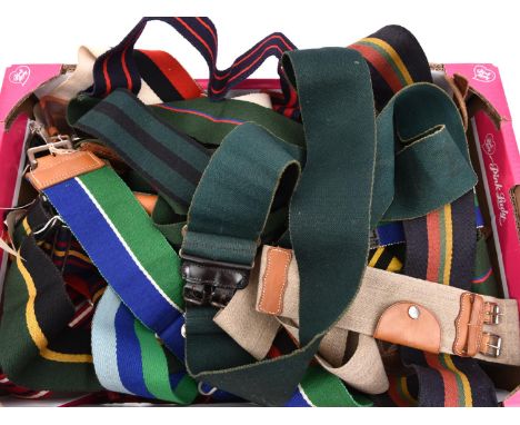 17 different stable belts, all with regimental/corps WBC/WBP, including 5th RIDG, ERII RE, Brigade of Guards, 2nd Wessex T.A.